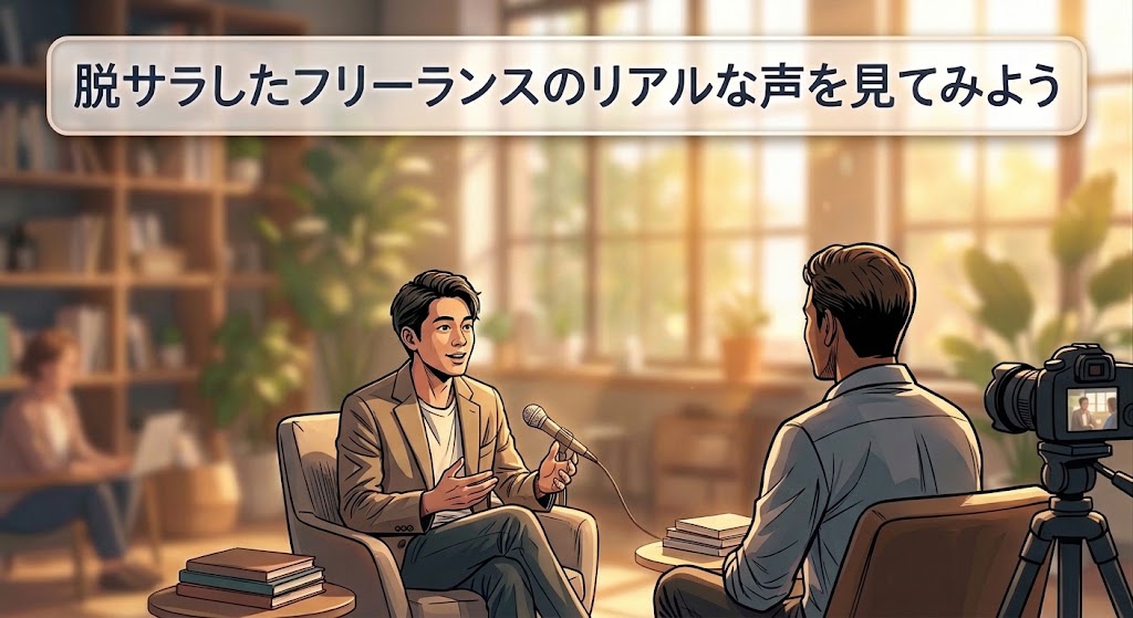 脱サラしたフリーランスのリアルな声 イメージ